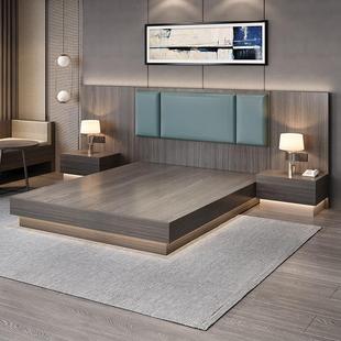 酒店家具标间全套宾馆床专用定制单间劲旅厂家双人公寓民宿家居