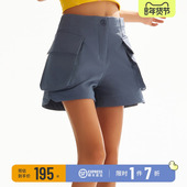 大口袋纯色中大童运动裤 jollybean 子薄 女童25夏季 新款 工装 短裤