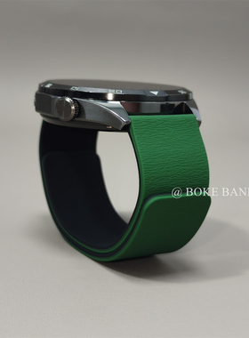 超软液态硅胶荔枝纹磁吸表带适用华为GT6手表男高级感夏防水防汗