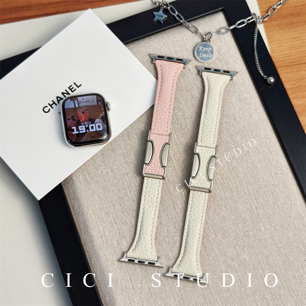 iWatchs10C磁吸小蛮腰真皮表带