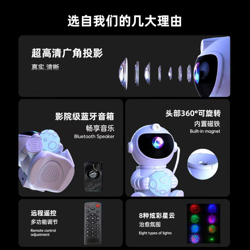 新款抱星星月球火箭蓝