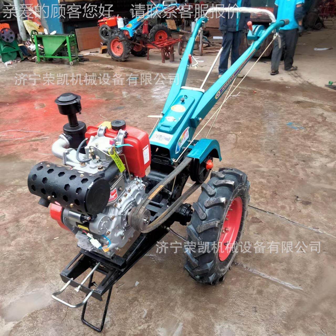 多功机1能旋耕犁地微耕柴油出口大变速手箱6马73669力开沟起垄扶