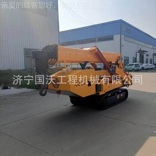 橡履蜘蛛吊车 式遥控吨5吨蜘蛛起重机 园林建筑带蜘蛛胶吊DDM机视