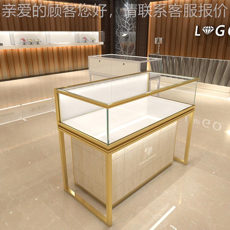 款仿大理石珠宝示柜化玻新璃饰品展示柜珠宝首饰展台H款—台样品