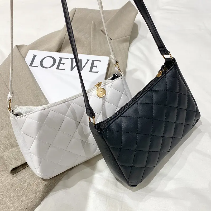 lies bag2021时尚女包链条斜挎绣花方包韩版女士腋下包