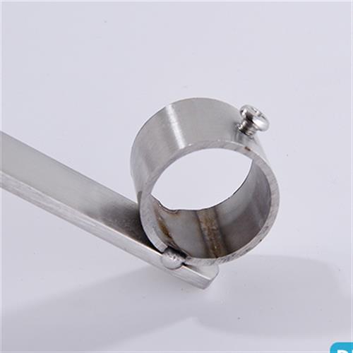 不锈钢阳台侧装三角支架窗外固定式晾衣杆外墙支撑托架外伸晾衣架