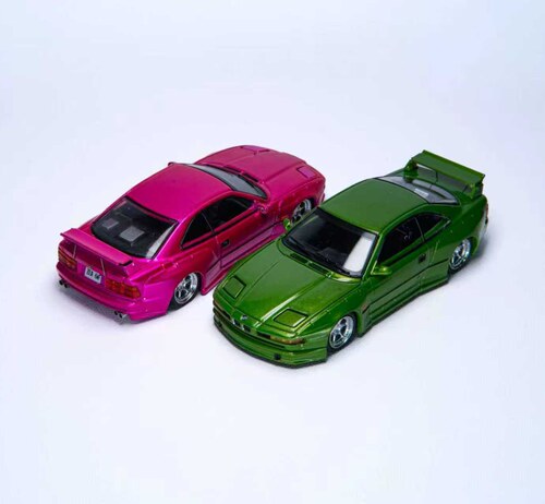RM犀牛 1:64 宝马850CSi E31 宽体改装版 跳灯 仿真合金汽车模型