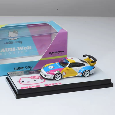Decode 1:64 展会版RWB保时捷911 Singer 930 仿真合金汽车模型