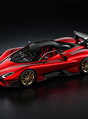 Fine Works 1:64 西贝尔SSC Tuatara Striker 仿真合金汽车模型