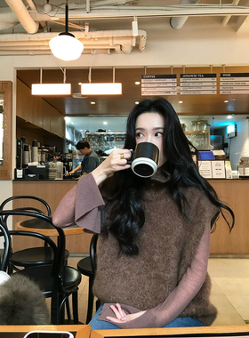 isaro uu 云朵触感~口碑100羊毛拉绒花纱立领无袖&温暖套头毛衣