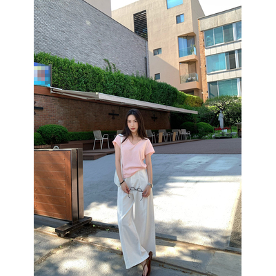 isaro uu 柔软舒适莱赛尔牛仔休闲裤~利落显瘦直筒裤长裤