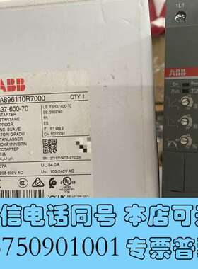 全新原装ABB软启动器PSR37-600-70，型号1SFA需询价