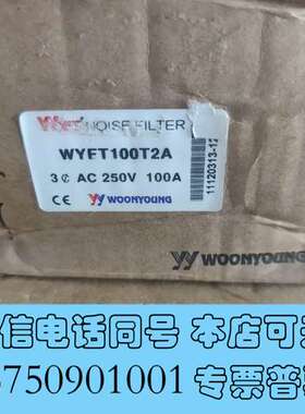 全新WYFT100T2A韩国WOONYOUNG云永电源滤滤波器，需询价