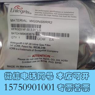 全新ENTEGRIS英特格气体过滤器WG3NS6RR2现需询价