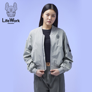 棒球服韩版 LifeWork2024年春季 短款 新款 宽松休闲外套上衣男女同款