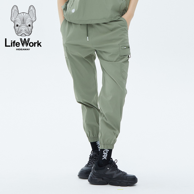 lifework工装裤女春夏季薄款束脚通勤宽松显瘦休闲运动裤春秋