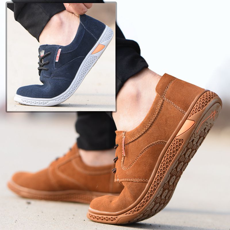 电工绝缘鞋6kv劳保鞋男真皮轻便夏季透气休闲软牛筋底电焊工作鞋