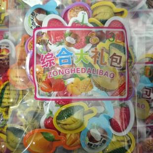 西双版 纳3D榴莲糖芒果草莓椰子混合百香果味奶糖咖啡零食傣家特产