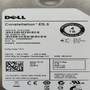 DELL/戴尔ST4000NM0023 4TB 7.2 K