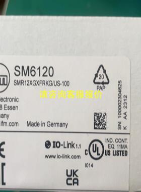 询价易福门ifm SM6120 一个 SM7120 也有 sm6