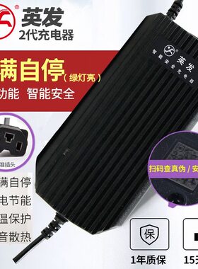 英发智能铅酸电瓶充电器