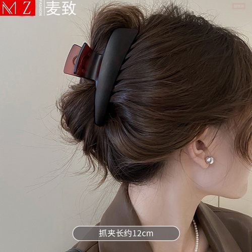 小众设计感韩国踩不坏大号发夹女