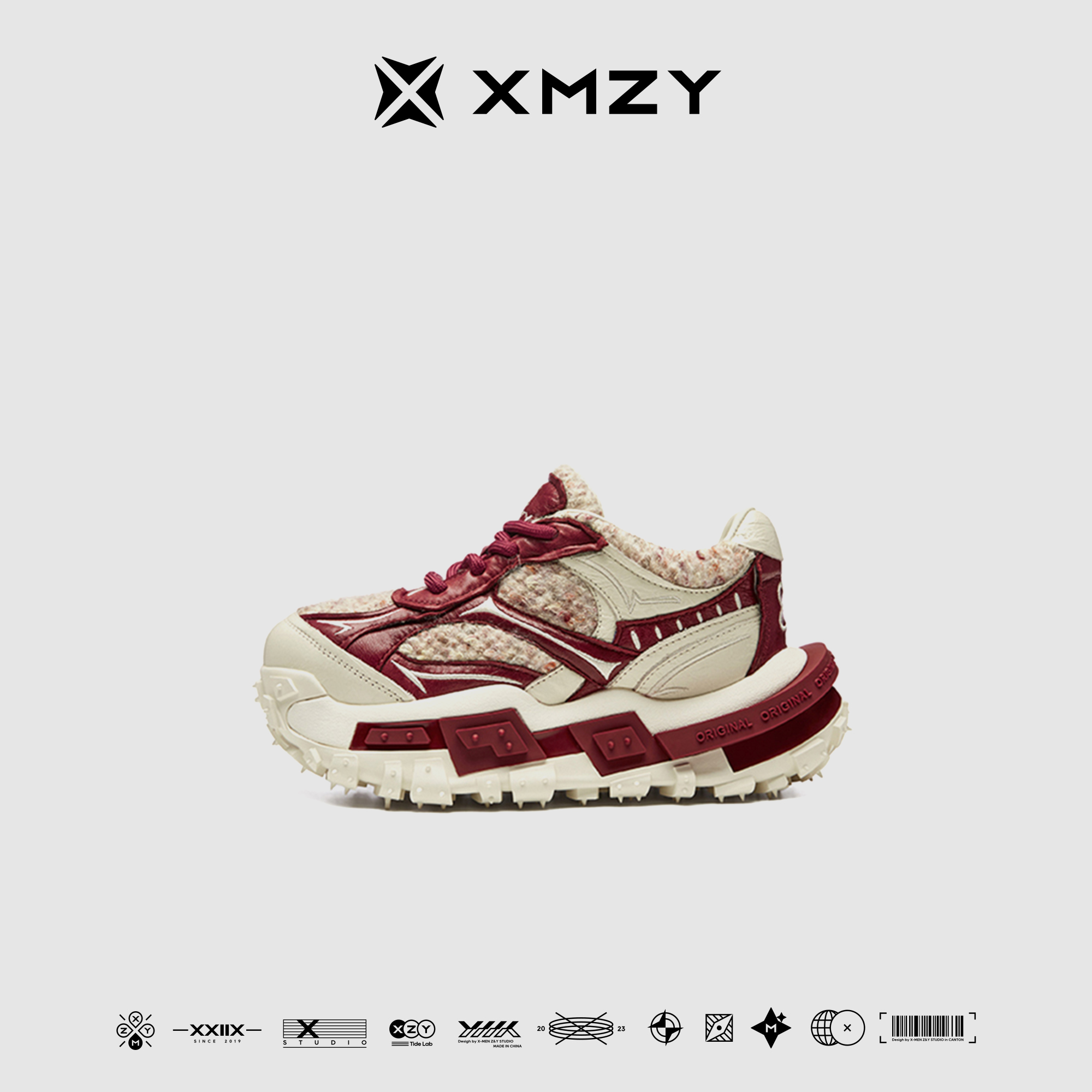 XMZY原创设计！厚底老爹鞋女