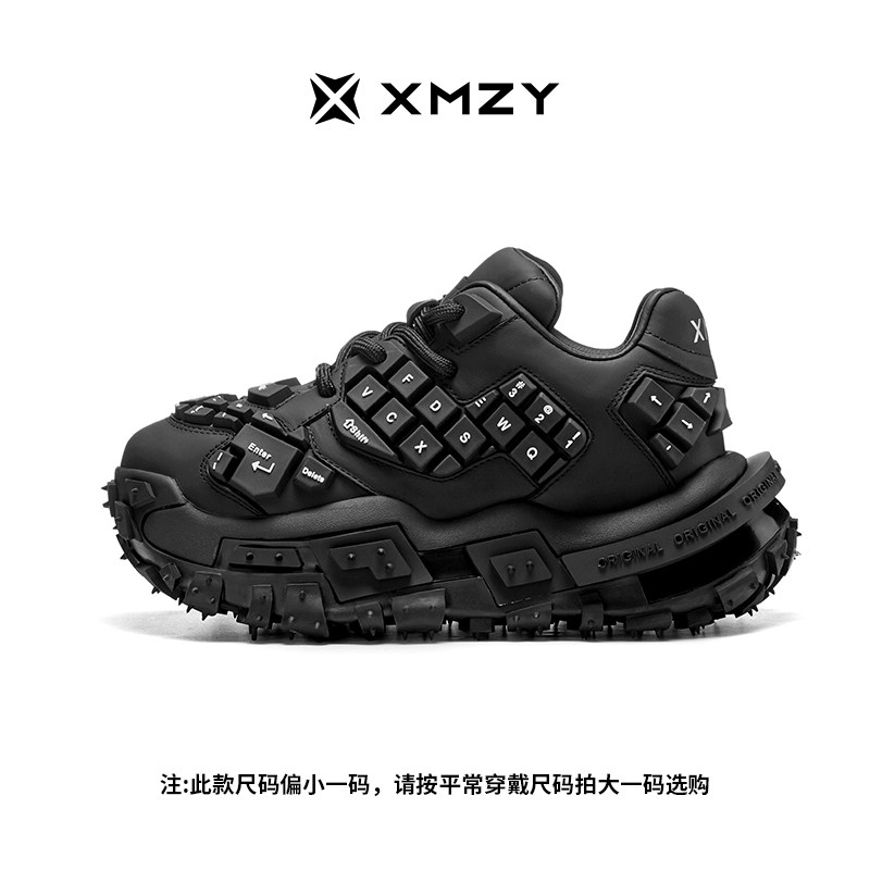 thumbnail for [Ju Jingyi celebrity style] XMZY2026 autumn new original design thick-soled fashionable dad shoes for men and women