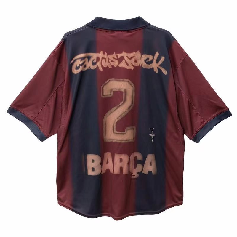 thumbnail for Barcelona 2000/01 Home Retro Co-Branded Jersey Football Uniform