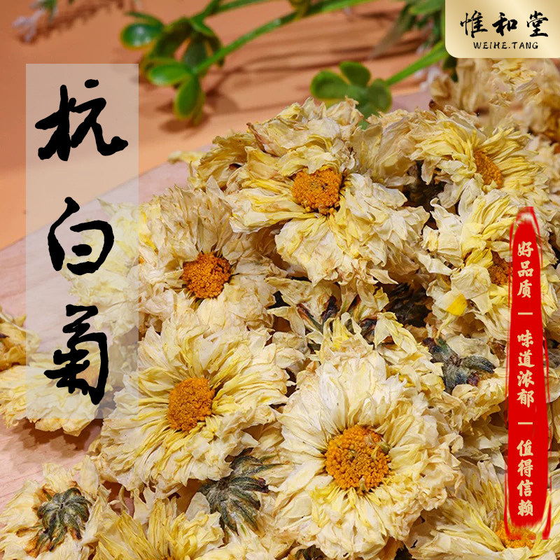 正品杭白菊中药材菊花茶浙江杭州桐乡朵菊花散装白菊正宗泡茶