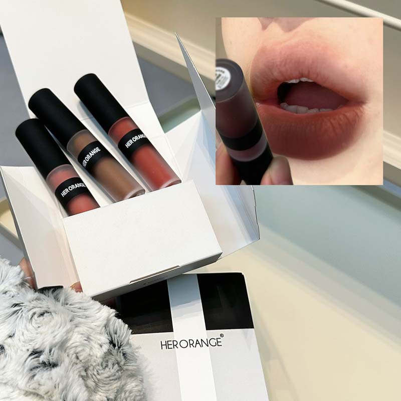 HERORANGE哑雾柔焦唇釉
