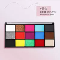 (Водорастворимая) 15-цветная квадратная пластина (один цвет)