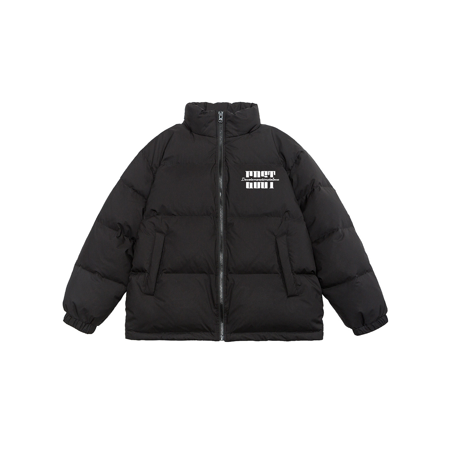 GOST植绒印花短款羽绒服