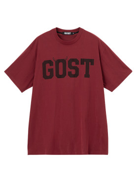 GOST【王琳凯同款】暗纹植绒T恤