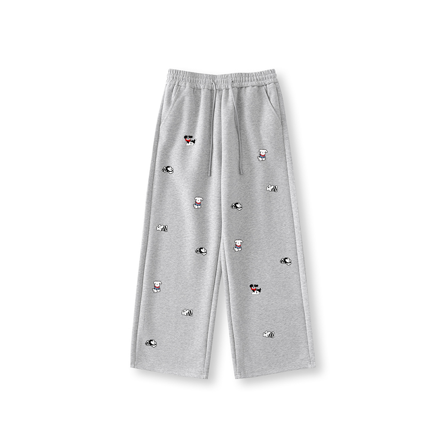 GOST狗狗印花休闲卫裤