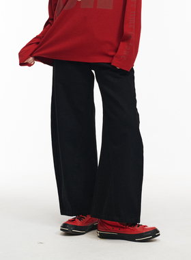 GOST格纹口袋弯刀长裤