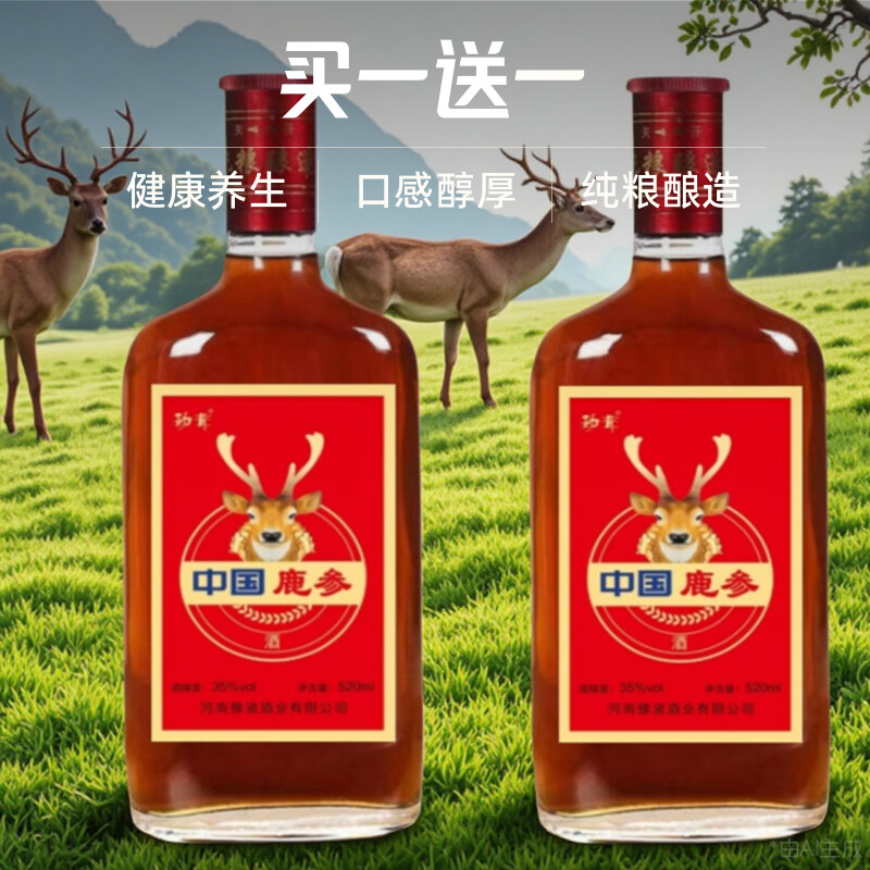 正宗中国劲茸滋补强身35度125ml*520ml纯粮酒枸杞人参,酒类,果酒,淘宝优惠券,粉丝福利购,淘宝优惠卷