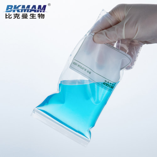 Labshark实验室用自封袋加厚款带书写区域封口袋密封袋子PE小号样