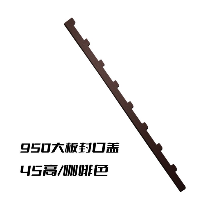 铝合金950长城隔热大板45高铝瓦封口盖堵头户外雨棚车棚收边配件图片
