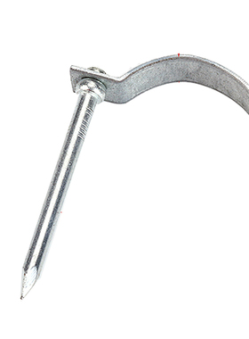 PPR水管钩钉镀锌铁勾钉管码20管卡钉水管线管固定一寸25PVC管卡扣