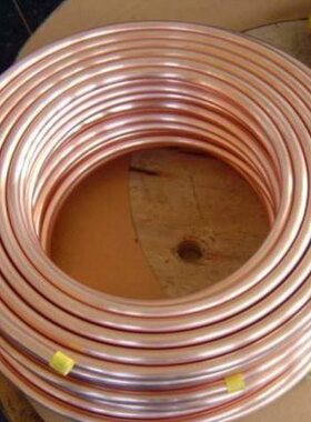 T2紫铜管6 8 10 12 16 19mm铜管纯铜空心空调铜管盘管链接铜管盘