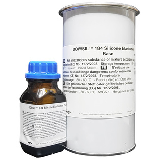 道康宁DC186硅橡胶SYLGARD 184灌封胶DOW PDMS高透聚二甲基硅氧烷