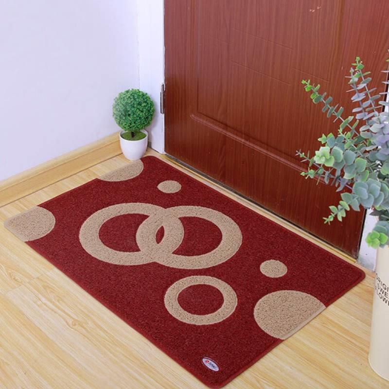 入户门丝圈牛筋底进门防滑地垫浴室防滑门垫客厅门口乔迁除尘地毯