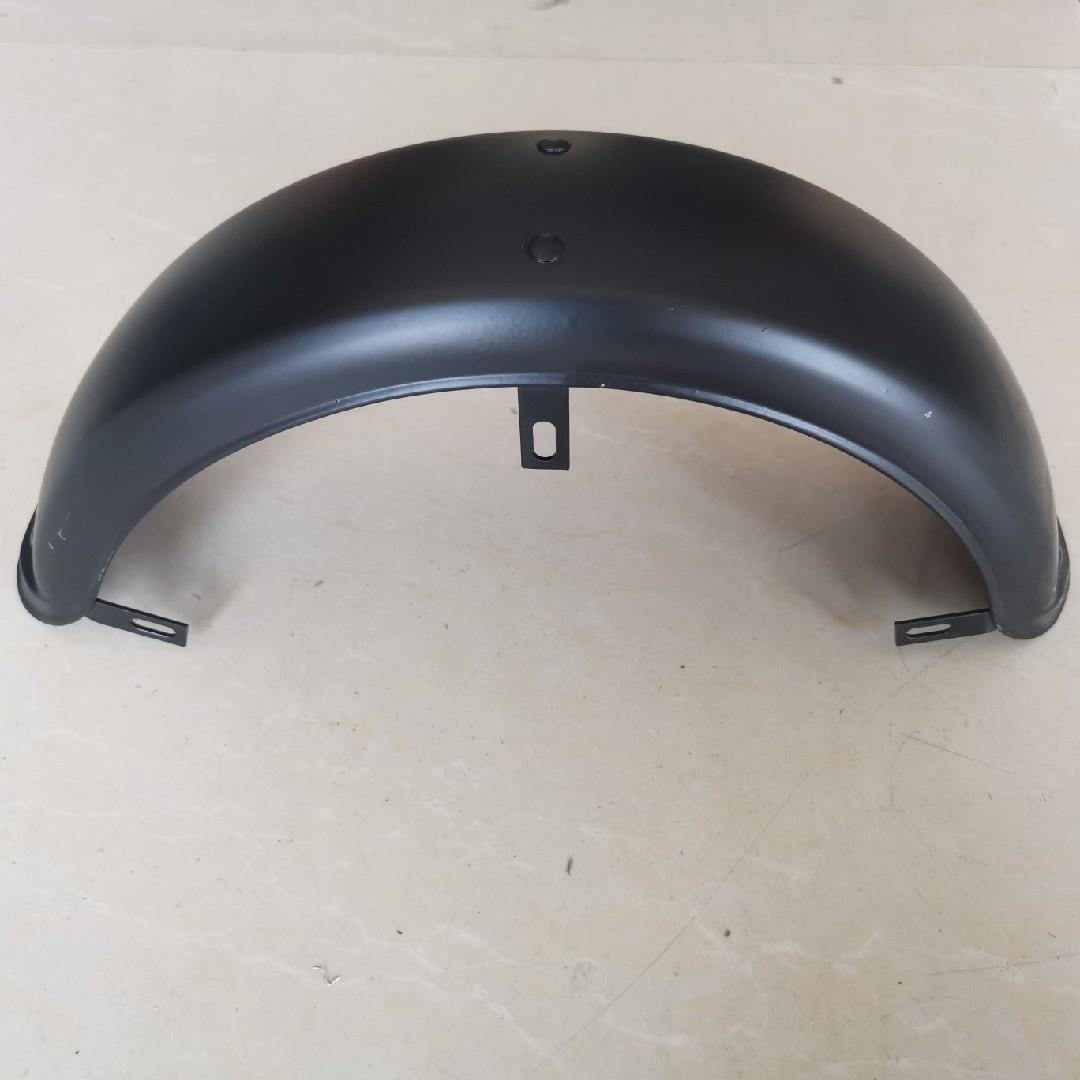 电动三轮车后泥瓦休闲 车铁盖瓦加厚老头乐后挡泥板黑色左右通用