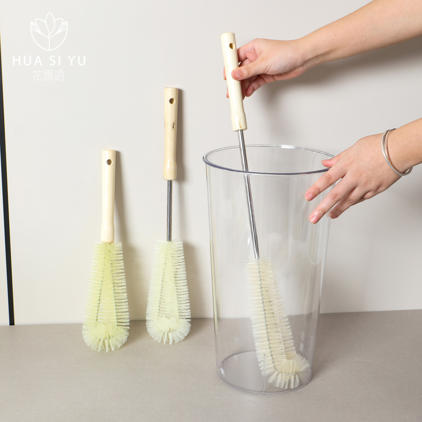 花艺养花桶专用长柄刷子花瓶清洁刷长杆长把软毛刷死角刷花店资材,鲜花速递/花卉仿真/绿植园艺,花艺材料,淘宝优惠券,粉丝福利购,淘宝优惠卷