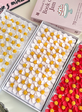 白色永生紫罗兰香皂花头五叶花仿真鲜花束搭配装饰花艺材料diy