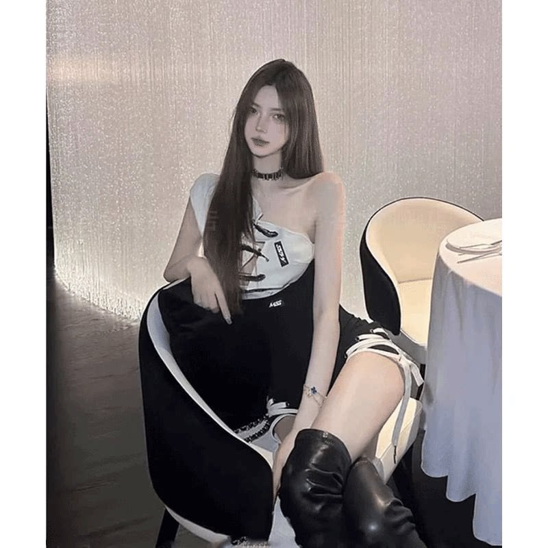 不规则设计纯欲风性感辣