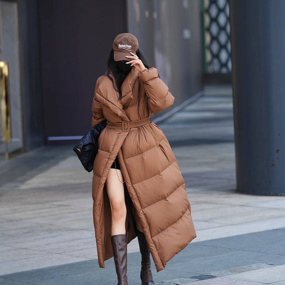设计立领羽绒棉服女冬季
