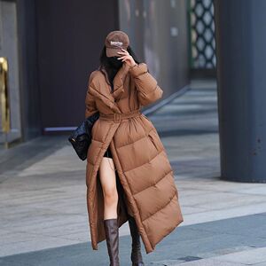 设计立领羽绒棉服女冬季