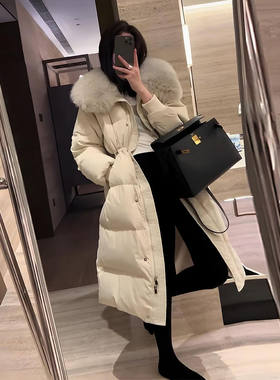 2024羽绒棉服女冬季中长